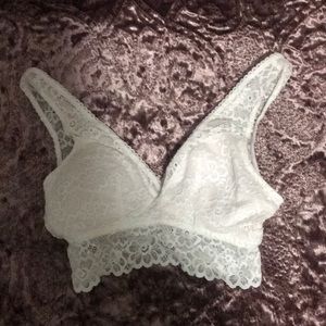 White bralette